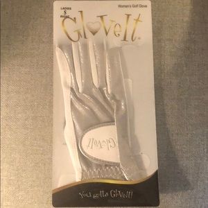 GloveIt silver bling ladies small right glove golf